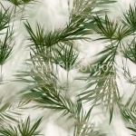 TKANINA OBICIOWA WYDMOWE LIŚCIE