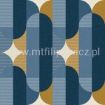 TKANINA OBICIOWA ARTDECO BLUE