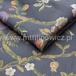 TKANINA OBICIOWA HARYK / PLUM SZARO-NIEBIESKI (GREY/BLUE)