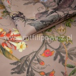 TKANINA OBICIOWA FLORISTIC TAUPE