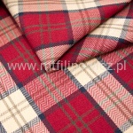 TKANINA OBICIOWA WERANDA KRATA RED