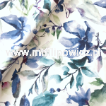 TKANINA OBICIOWA MAGNOLIA NIEBIESKA